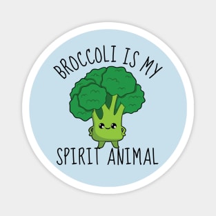 Broccoli Is My Spirit Animal Funny Magnet